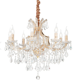 Ideal lux Lampa NAPOLEON SP8 ORO