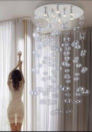 Plafoniera AZzardo Luvia 125 XL clear