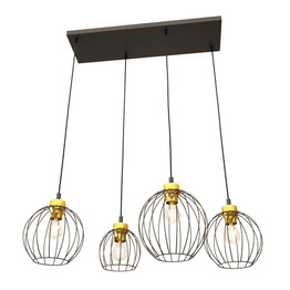 Lampa Wisząca Emibig Nando 4 Bl Gold (1368/4)