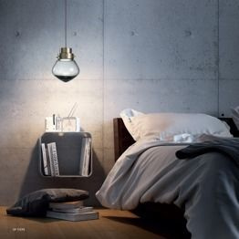 Sillux Zwis Light Hearh SP 7/295 przydymione szkło/brąz LED