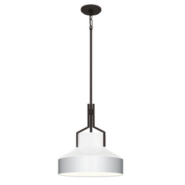 Lampa Wisząca Elstead Lighting QZ-BRECKEN-2P-AB-OPAL