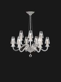 Italamp Rigel 344/6+3 Lampa wisząca transparentny