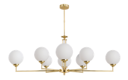 Lampa Wisząca Kutek Mood Artu Glass ART-ZWL-8(Z)G