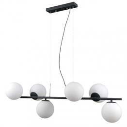 Nowoczesna Lampa wisząca Italux Raddi białe kule