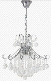 Elem Barcelona 6245/4 8C chrom Żyrandol kryształowy
