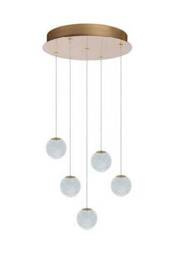 Oprawa Sufitowa Edem 5 Azzardo AZ6018 Złota