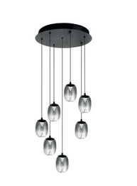 Oprawa Wisząca Pamela 11 ROUND 7 SMOKY AZ6270