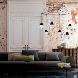 Sillux Zwis Light Hearh SP 8/295 przezroczysty/czarny lakierowany LED