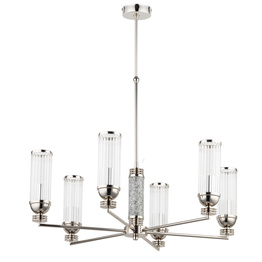 Lampa wisząca Kutek Żyrandol IZA-ZW-6(BN/3)T Izano