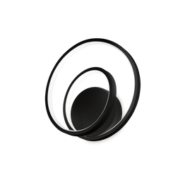 Oprawa Ścienna Ideal Lux Oz Ap On-off Nero 4000k 342269