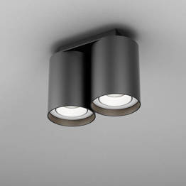 Tuba AQform Lampa Sufitowa Czarna 47017-M930-W1-00-12