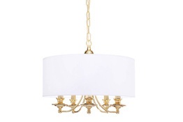 Lampa wisząca Złota Berella Light Adozo 5 GD BL5349