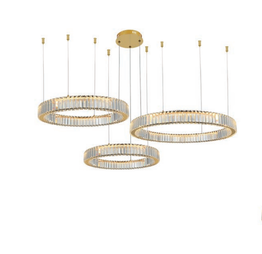 Azzardo Spark Dim AZ5794 Lampa wisząca Dim 40+60+80 GD