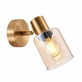 Italux Santia SPL-65342-1-BRO-AMB Lampa ścienna