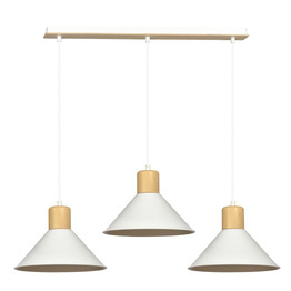 ROWEN 3 WHITE lampa wisząca biały (1045/3) - Emibig